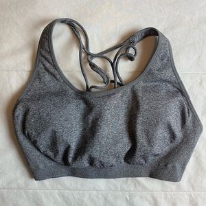 Fabletics twisted back medium support sport bra